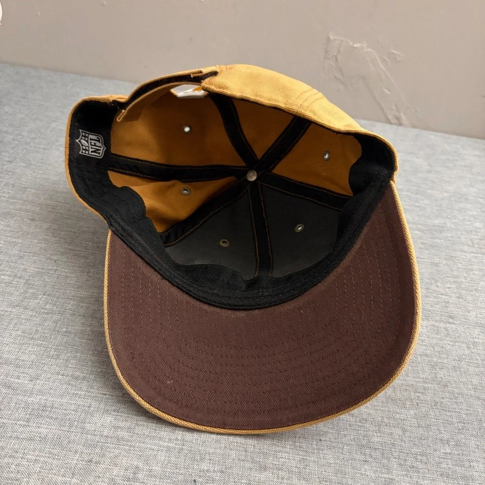 Carhartt Hat Mens OSFA Brown 47 Brand San Francisco 49ers NFL Canvas Strapback